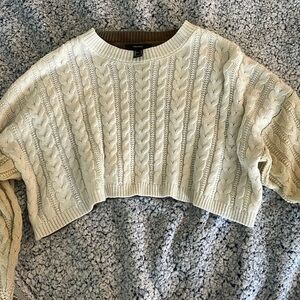 Forever 21 colorblocked cropped sweater